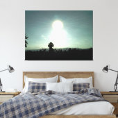 Sunset Canvas Afdruk (Insitu (Slaapkamer))