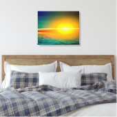 Sunset Canvas Afdruk (Insitu (Slaapkamer))