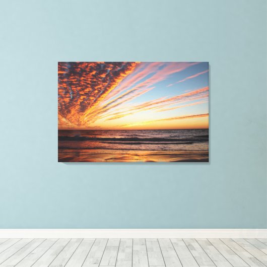 Sunset Canvas Afdruk (Insitu (Houten vloer))