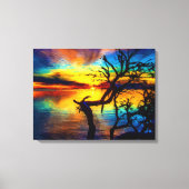 Sunset Canvas Afdruk (Voorkant)