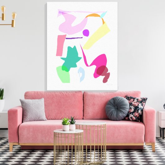 Sunset Canvas Afdruk (Insitu (Woonkamer))