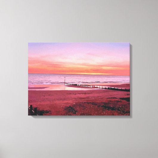 SUNSET CANVAS AFDRUK (Voorkant)