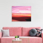 SUNSET CANVAS AFDRUK (Insitu (Woonkamer))