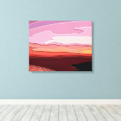 SUNSET CANVAS AFDRUK (Insitu (Houten vloer))