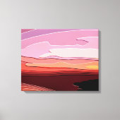 SUNSET CANVAS AFDRUK (Voorkant)