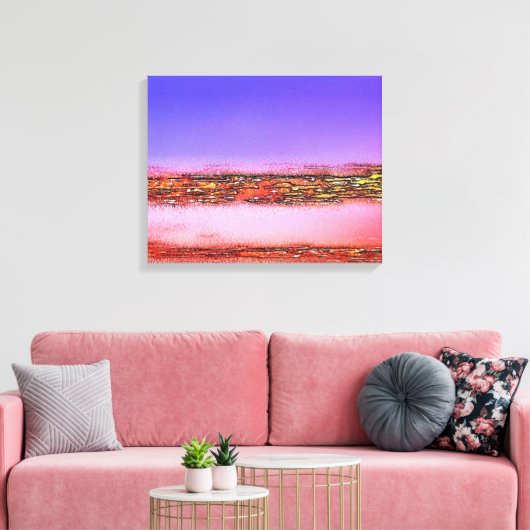SUNSET CANVAS AFDRUK (Insitu (Woonkamer))