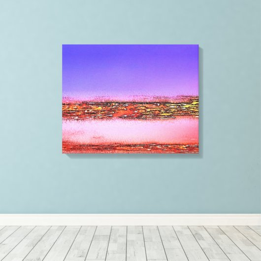 SUNSET CANVAS AFDRUK (Insitu (Houten vloer))