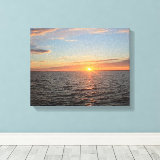 Sunset Canvas Afdruk (Insitu (Houten vloer))