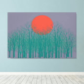 Sunset  canvas afdruk (Insitu (Houten vloer))