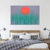 Sunset  canvas afdruk (Insitu (Slaapkamer))