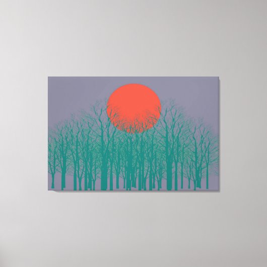 Sunset  canvas afdruk (Voorkant)