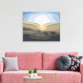 SUNSET CANVAS AFDRUK (Insitu (Woonkamer))