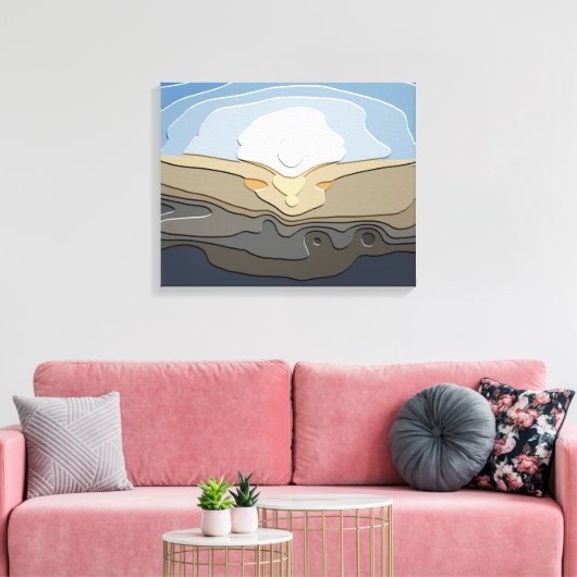 SUNSET CANVAS AFDRUK (Insitu (Woonkamer))
