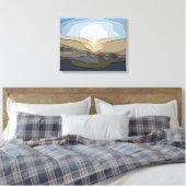 SUNSET CANVAS AFDRUK (Insitu (Slaapkamer))