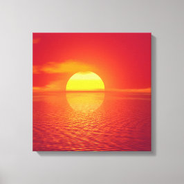 Sunset Canvas afdrukken