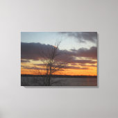Sunset Canvas meer - 23,17 x 16,50 inch Afdruk (Voorkant)