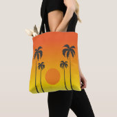 Sunset Canvas tas (Dichtbij)