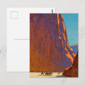 “Sunset Canyon de Chelly” door Edgar Payne Briefkaart (Voorkant / Achterkant)