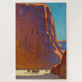 "Sunset Canyon de Chelly" van Edgar Payne Legpuzzel (Verticaal)