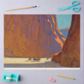 "Sunset Canyon de Chelly" van Edgar Payne Tissuepapier (Craft)