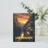 Sunset Canyon – Lake Tuscaloosa, Alabama Briefkaart (Staand voorkant)