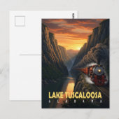 Sunset Canyon – Lake Tuscaloosa, Alabama Briefkaart (Voorkant / Achterkant)