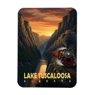 Sunset Canyon – Lake Tuscaloosa, Alabama Magneet