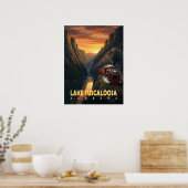 Sunset Canyon – Lake Tuscaloosa, Alabama Poster (Keuken)