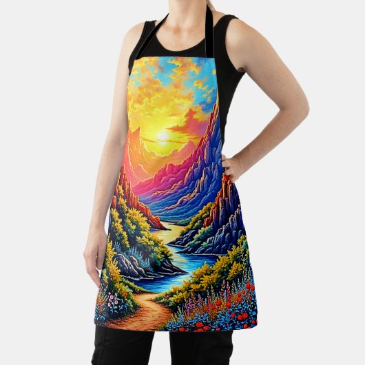 Sunset Canyon River Art Schort (Insitu)