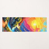  Sunset Canyon River Art Yogamat (Achterkant (horizontaal))