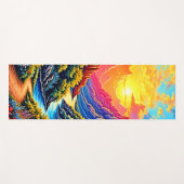 Sunset Canyon River Kunst Yogamat (Voorkant (horizontaal))