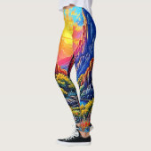  Sunset Canyon Rivier Kunst Leggings (Links)