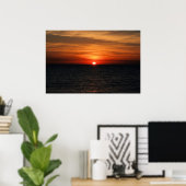 Sunset Cape May Sunset Beach Poster (Thuiskantoor)