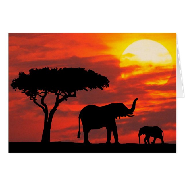 Sunset Card (Voorkant Horizontaal)