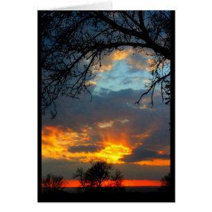 Sunset Card Lake Winnebago