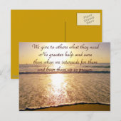 Sunset Care_ Briefkaart (Voorkant / Achterkant)