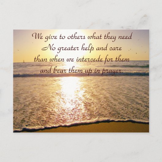 Sunset Care_ Briefkaart (Voorkant)