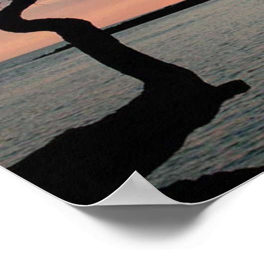 Sunset Carmel, Ca. Poster (Hoek)