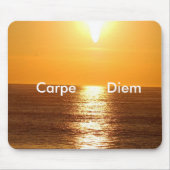 Sunset, Carpe Diem - Gepersonaliseerd Muismat (Voorkant)