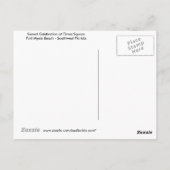 Sunset Celebration Briefkaart - Fort Myers Beach (Achterkant)