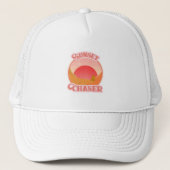 Sunset Chaser - Sunset Hunter Design Trucker Pet (Voorkant)
