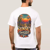 Sunset Chaser Vintage Western Woestijn T-Shirt (Achterkant)