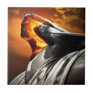 Sunset Chief Pontiac Chieftain Classic Car Tegeltje