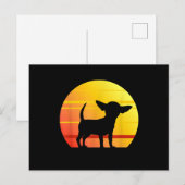Sunset Chihuahua Briefkaart (Voorkant / Achterkant)