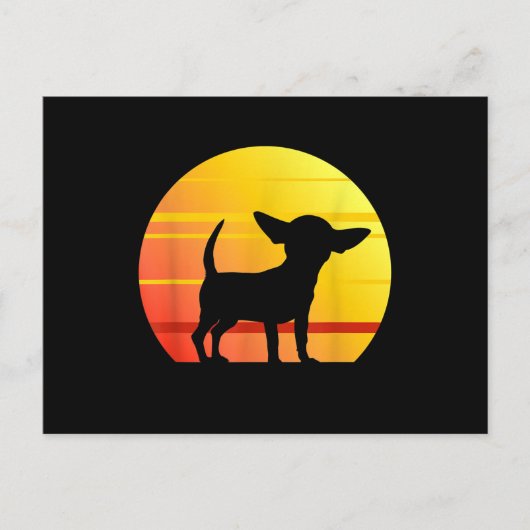 Sunset Chihuahua Briefkaart (Voorkant)