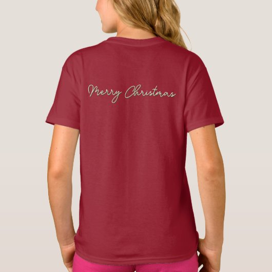 Sunset Christmas T-shirt (Achterkant)