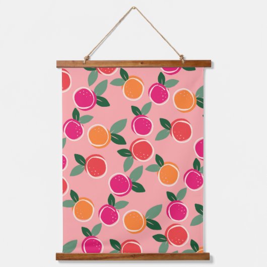 Sunset Citrus Symphony Hangend Wandkleed (Voorkant)