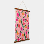 Sunset Citrus Symphony Hangend Wandkleed (Gebogen)