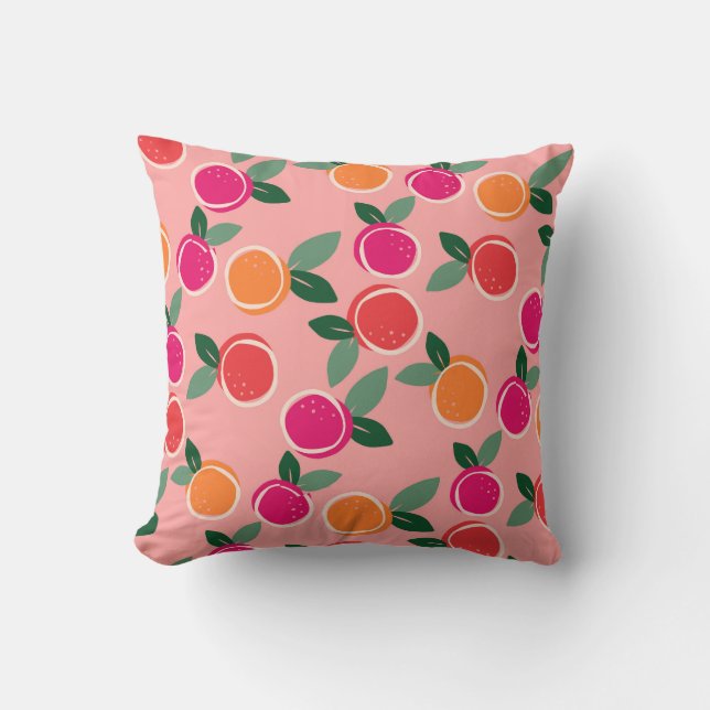 Sunset Citrus Symphony Kussen (Voorkant)