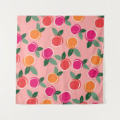 Sunset Citrus Symphony Wandkleed (Voorkant (horizontaal))